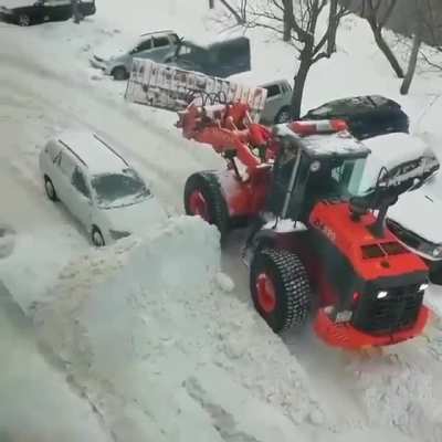 Don&rsquo;t park in the fire lane when it snows