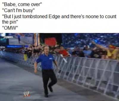 Gotta maintain her wrestlemania streak