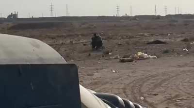 Iraqi special forces (ISOF) soldier dies while trying to defuse an IED. Iraq, 2017.