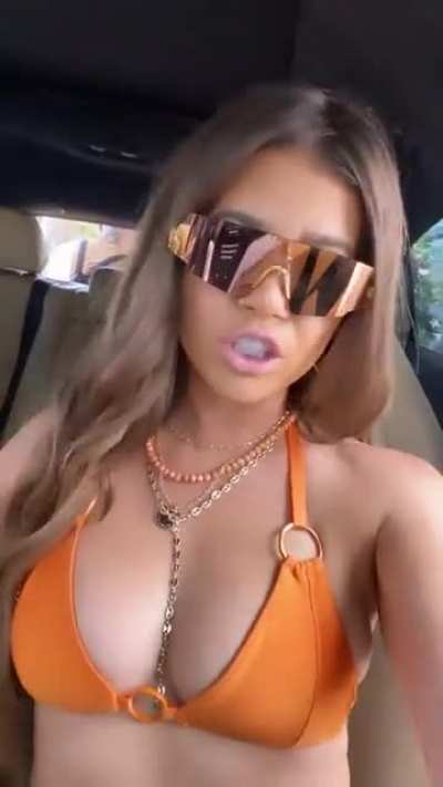 She don't need no filter apparently