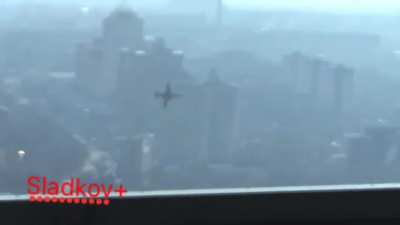 Russian SU-25 in Donetsk