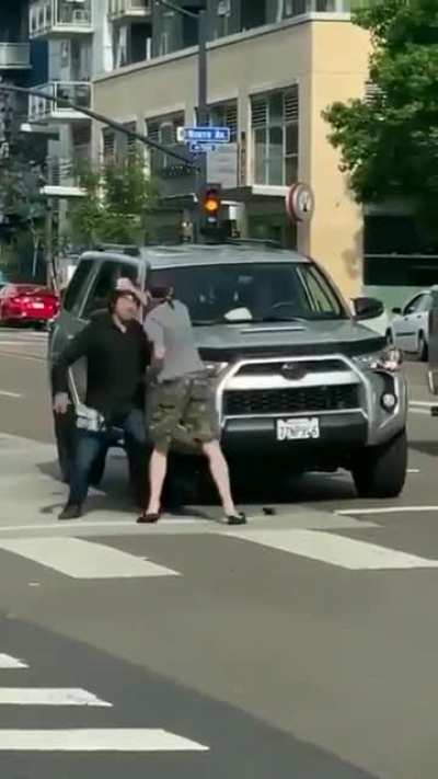 He didn't back off after being warned several times