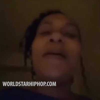 Trashy mom catches trashy son getting head from a girl in a room full of dog poop