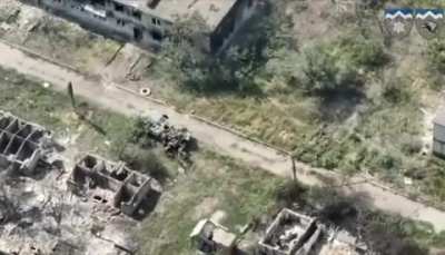 The Russian occupiers are already helping the AFU to save the ammo. Also, Russians like saying "We don't leave our people behind", so in this video you can see the way they follow what they say