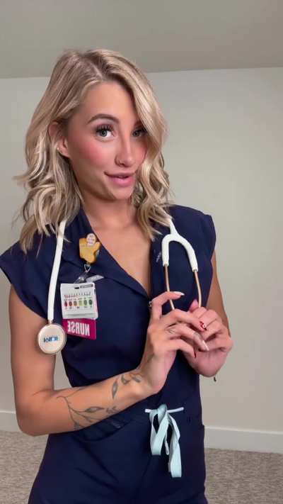 Am I your type of nurse to get dirty with?