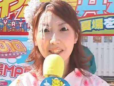 Presenter remains professional at all times