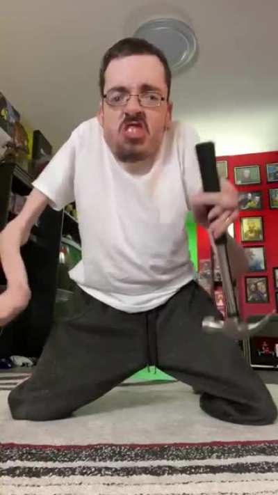 Ricky Berwick hits the lowercase perfectly cut scream
