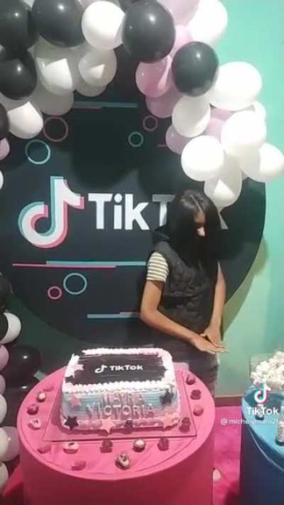 Tik tok themed birthday party