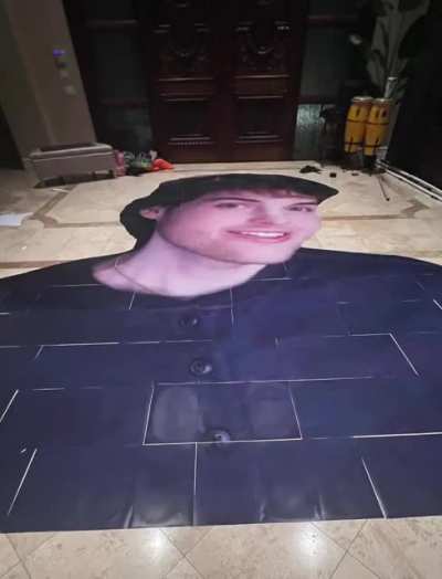 An art project I made 20ft tall cutout of dream