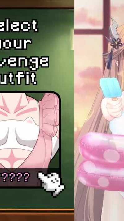 Recreating those weird game ads with my VTuber model!!