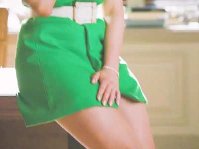 Elizabeth Gillies long legs
