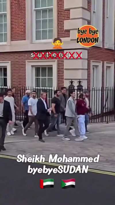 Dubai ruler Mohammed bin Rashid Al-Maktoum was confronted in London by a Sudanese man accusing the UAE of backing violence in Sudan. &ldquo;UAE is killing people in my country. Stop killing my people,&rdquo; he shouted.