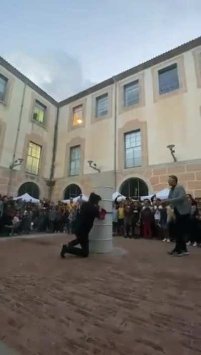 Experiment goes wrong and explodes in Girona, Spain