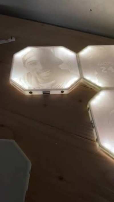 Something I&rsquo;ve been working on for the past couple months on and off. Modular Lithophanes