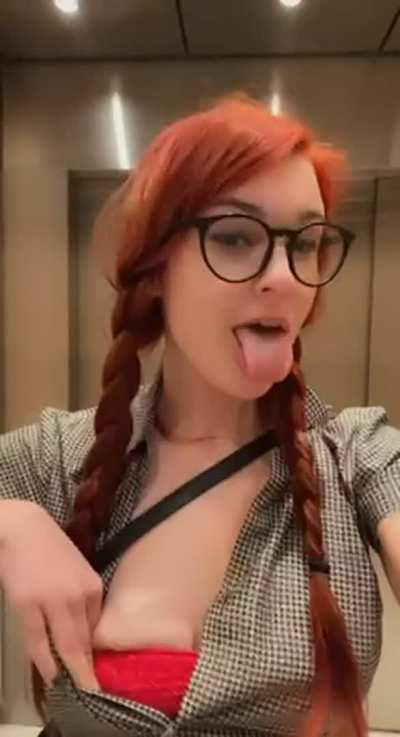I&rsquo;m pretty sure I&rsquo;ve heard that if we&rsquo;re going up in an elevator, your cum will stay inside me better🤔