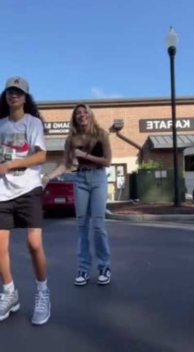Madison Bailey throwing it back 