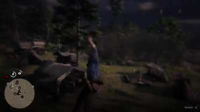 Killed by a lightning strike