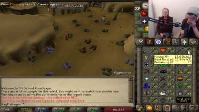 My mom maxed her Runescape account, and I can not be more proud of her. This game strengthened our relationship since I was 7 years old when I taught her about Runescape.