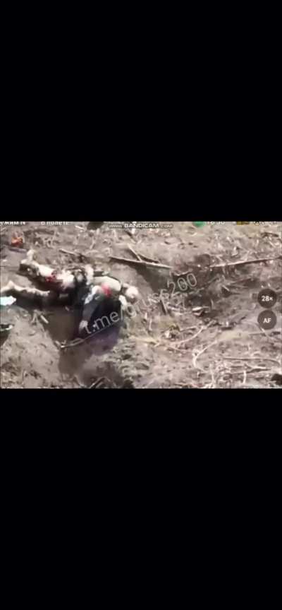 Wounded Russian soldier chooses easy way out