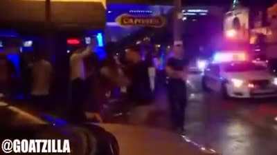 Bouncer taming an "alpha" male