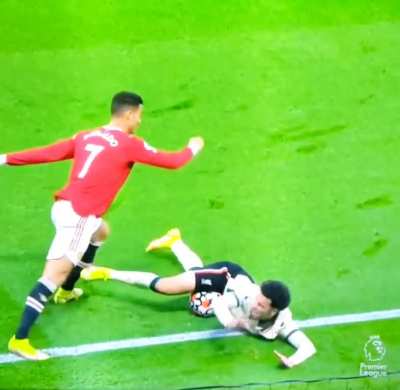 Cr7 loses it lol