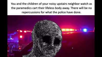 It was only a bit of noise. You didn't know this would happen...