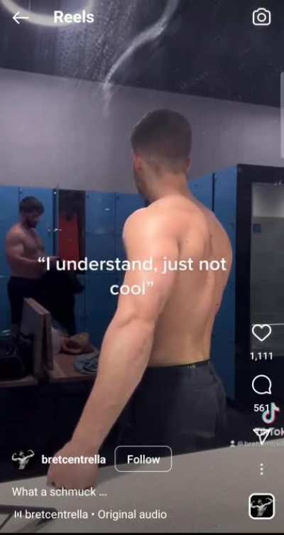 Film your progress in a different part of the gym where others aren't apart of your "progress" video.