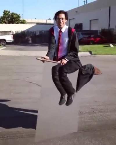 The closest we’ll ever come to actual Quidditch