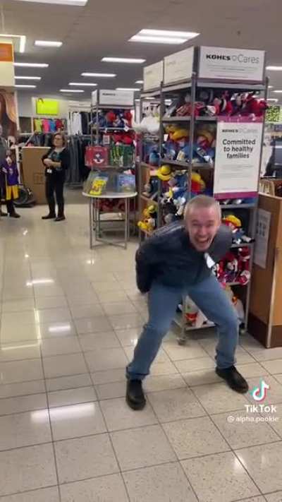 Shouting in a store because it&rsquo;s 'funny'