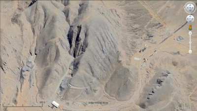 Yazd - One of Iran's Underground/ Mountain Missile Cities - A GoogleEarth View 31&deg;48'20.47"N 54&deg;18'11.45"E