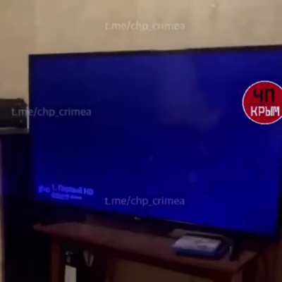 Occupied Crimea TV was hacked, all channels showed a speech from Zelenskyy &amp; Zaluzhnyi. The name of all channels was changed to &ldquo;Putin Khuilo (Putin is a dick)