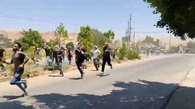 Jordanians just passed the border in a March to Palestine