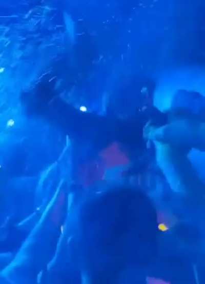 Toto Wolff crowdsurfing in the after-party