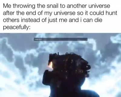 Doing this quickly before it dies