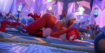 Hotaru Fucks Diezy and Casira Eating arus Ass ( Tektah)