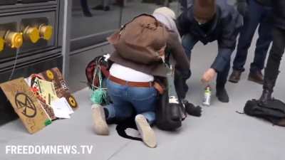 Spider-Mans Not So Agile Cousin Spotted Protesting In Manhattan
