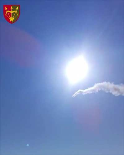 Osa short-range air defense shooting down Russian observation drone. 1129th Anti-aircraft Missile Regiment of the Ground Forces. (June 2024)