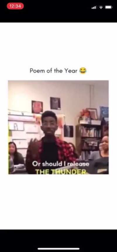 Blursed poem