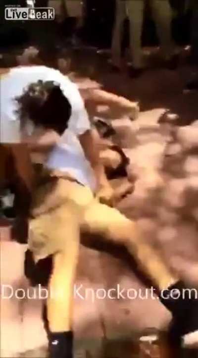 Double knockout left his skull cracked
