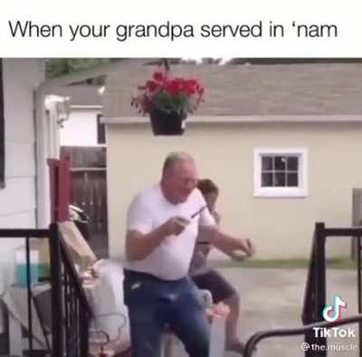 When your grandpa served in Nam: