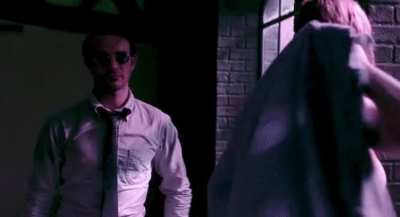 Deborah Ann Woll Changing Shirts in Daredevil (2015)