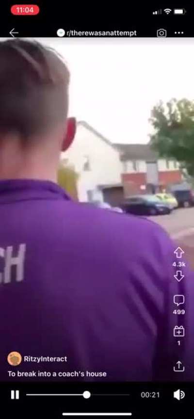 He wont leave the property