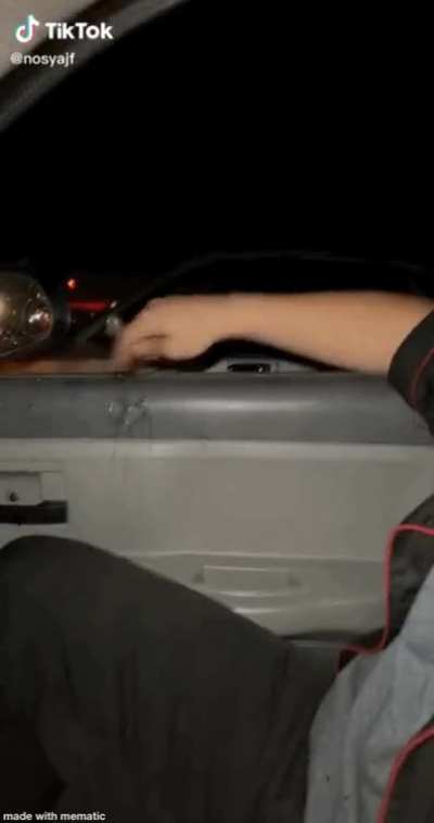 Trying to throw a drink at someone&rsquo;s car