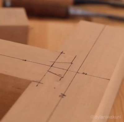Traditional Japanese wood joins by Dylan Iwakuni