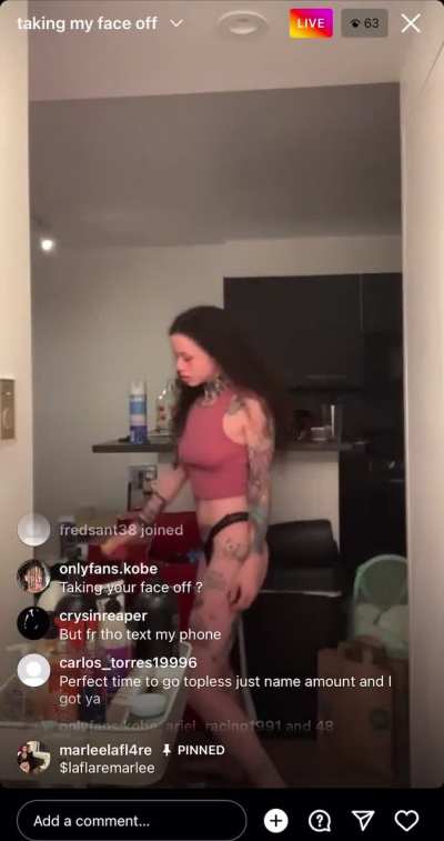 Marleelaflare&rsquo;s Sexy Ass Body On IG Live 🥵