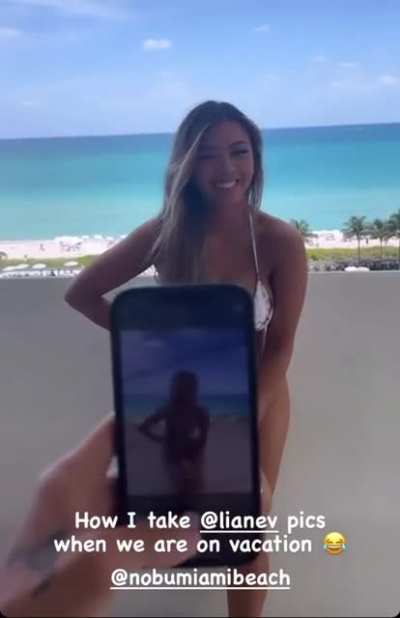 Taking photos 👙