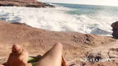 Stunned by the view, and by cumming so hard! [gif]