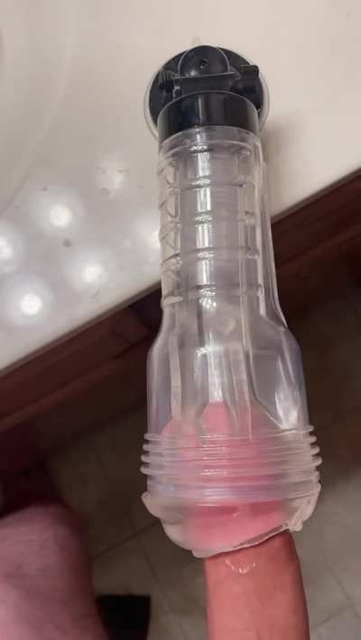 Big Cock vs Clear fleshlight
