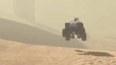 How it feels running with the flag on Sandtrap: