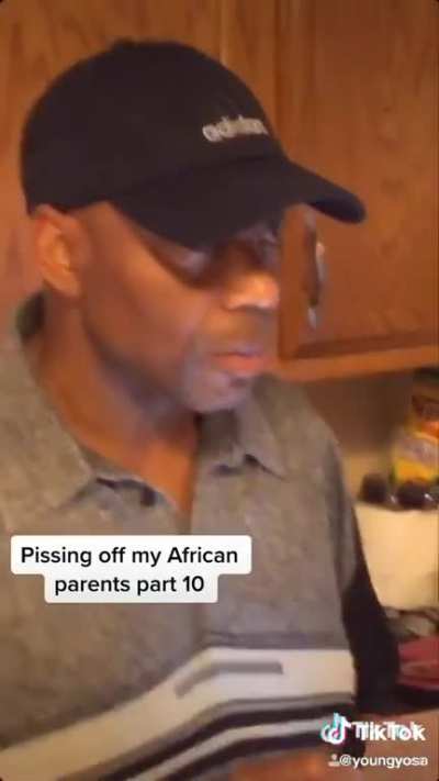 Pissing off my African parents